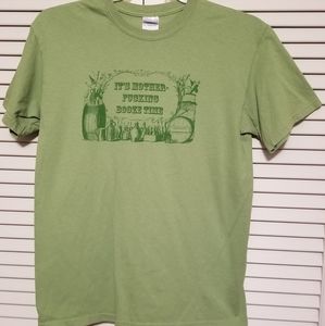"It's Mother-F***ing Booze Time" green t-shirt